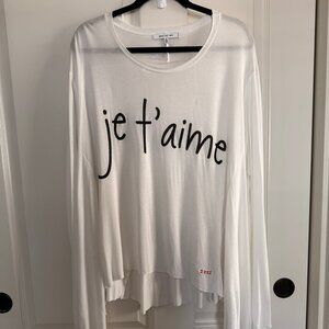 je t' aime Tunic by Peace Love World